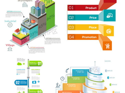 PPT立體信息圖表免扣素材模板 一站式資源與咨詢服務(wù)